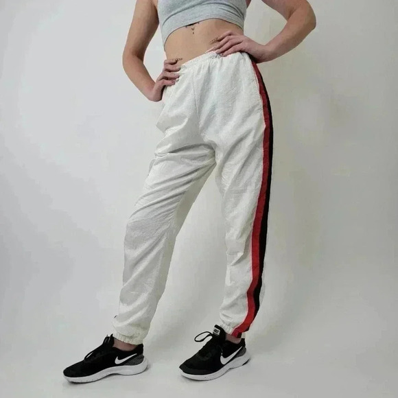 Boast USA Striped Colorblock Warm-Up Jersey Lined Track Pants - M - Picture 8 of 8